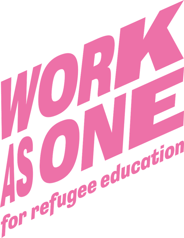 WORK AS ONE for refugee education